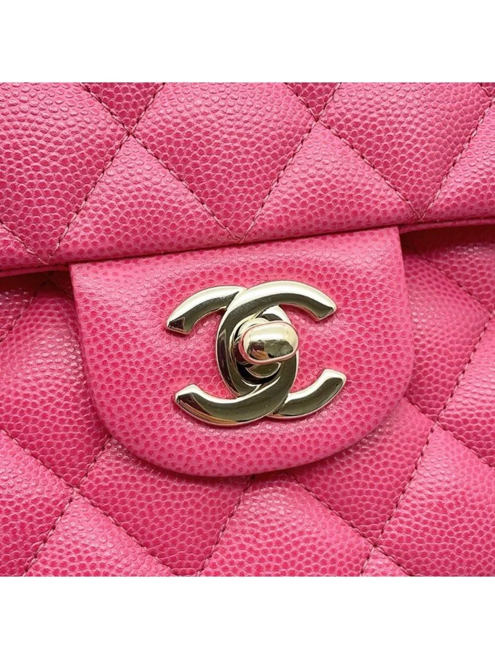 Chanel Chain Shoulder Bag Quilted 23 CC Logo Double